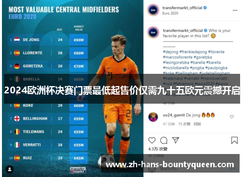 2024欧洲杯决赛门票最低起售价仅需九十五欧元震撼开启